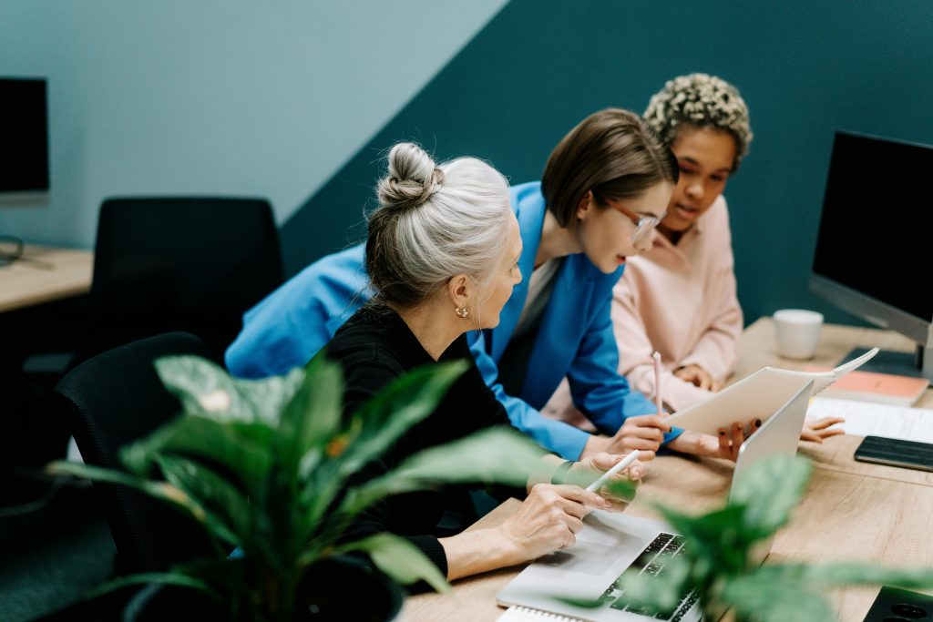 Marketing Manager apprentice leading their marketing team